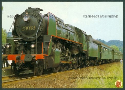 BELGIË Nationale Maatschappij der Belgische Spoorwegen (NMBS), stoomloc Nr 29 013 uit 1945 (2) - 1