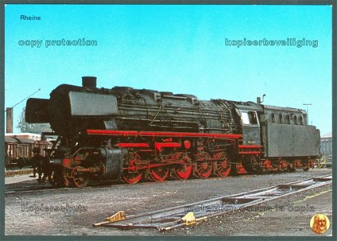 DUITSLAND Deutsche Reichsbahn, stoomloc BR 44-serie te Rheine (achterzijde v1) - 1