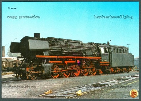 DUITSLAND Deutsche Reichsbahn, stoomloc BR 44-serie te Rheine (achterzijde v2) - 1