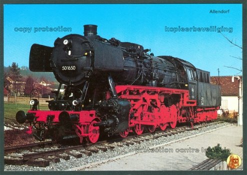 DUITSLAND Deutsche Reichsbahn, stoomloc BR 50-serie van Krauss-Maffei AG (München-Allach) (v1)(2) - 1