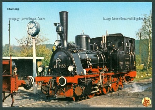 DUITSLAND Deutsche Reichsbahn, stoomloc BR 89-serie van Henschel & Sohn (Kassel) Nr 89 7159 (v2)(2) - 1