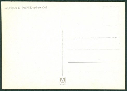 VERENIGDE STATEN Pacific Railroad, stoomloc Nr 4 uit 1903 (meer gegevens welkom) - 2