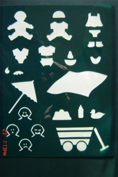 a4 embossing MAL figuren [plastic] - 1