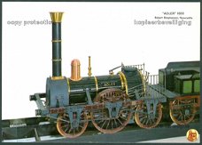 DUITSLAND Bayerische Ludwigsbahn, stoomloc van Robert Stephenson & Co (Newcastle) Adler uit 1835