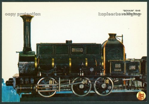 DUITSLAND Königlich Bayerischen Staatseisenbahn, stoomloc Bayerische C I-serie Behaim uit 1848 (v2) - 1
