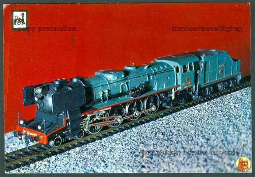 SPANJE RENFE, Confederacion-stoomloc 242F-serie van MTM (Barcelona) Nr 2010 uit 1956 (Leeuwarden '72 - 1