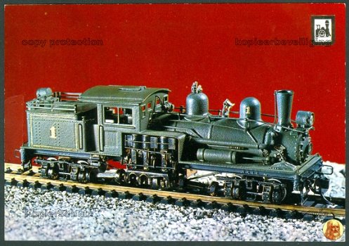 VERENIGDE STATEN Shay-locomotief Nr 1 van Lima Locomotive Works (Ohio), ontworpen voor de bosbouw - 1
