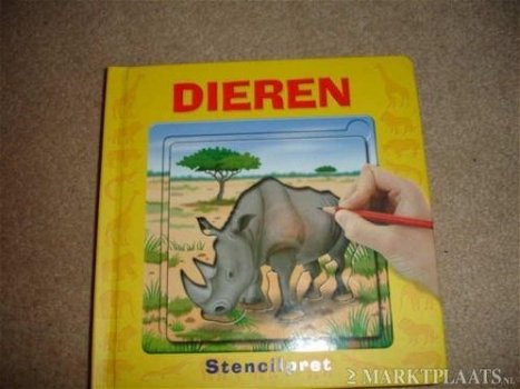 Dieren Stencilpret (Hardcover/Gebonden) - 1