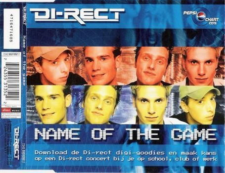 Di-Rect - Name Of The Game 2 Track CDSingle - 1