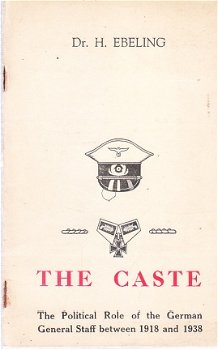The caste, the political role of the German general Staff - 1