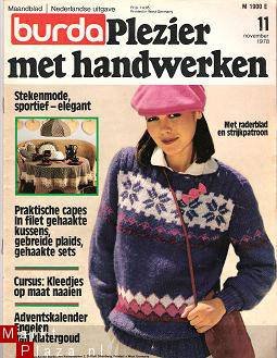 Burda Plezier met handwerken 1978 Nr. 11 November - 1