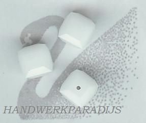 Swarovski 5601 White Alabaster 6mm Per Stuk - 1