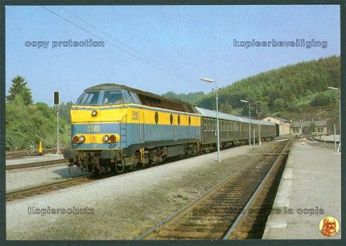 BELGIË Nationale Maatschappij der Belgische Spoorwegen (NMBS), diesel-loc HLD 55-serie Nr 5510 - 1