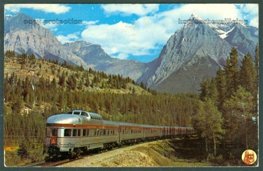 CANADA Canadian Pacific Railway (CPR), Streamliner-treinstel Park-serie panoramadak (Chilliwack 1961 - 1