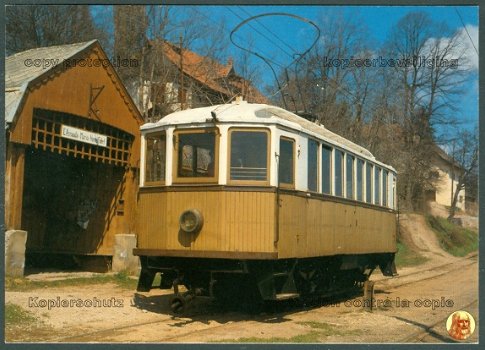 ITALIË Rittner Bahn Oberbozen-Klobenstein, electrische motorwagen Nr 11 uit 1906 in 1982 - 1