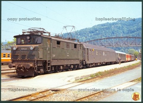 OOSTENRIJK Österreichische Bundesbahnen (ÖBB), electrische loc 1670-serie Nr 1670-22 uit 1929 - 1