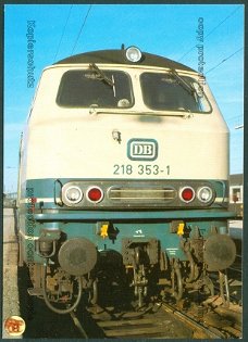 WEST-DUITSLAND Deutsche Bundesbahn (DB), diesel-loc BR 218-serie (of V 164-serie) Nr 218 353-1 (2)