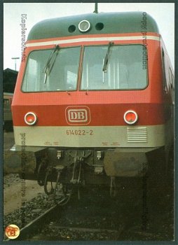 WEST-DUITSLAND Deutsche Bundesbahn (DB), diesel-motorwagen van MAN-Uerdingen Nr 614 022-2 (3) - 1