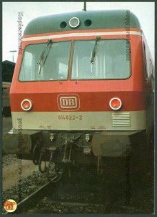 WEST-DUITSLAND Deutsche Bundesbahn (DB), diesel-motorwagen van MAN-Uerdingen Nr 614 022-2 (3)