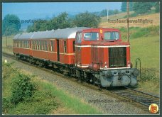 WEST-DUITSLAND Gelnhäuser Kreisbahnen (Bad Orber Kleinbahn), diesel-loc 240 C-serie VL 13 uit 1960