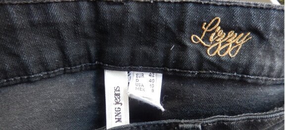 Jeans MNG - maat 42 - zwart - Afbeelding 5