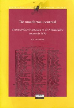 De moedertaal centraal door M.J. van der Wal - 1