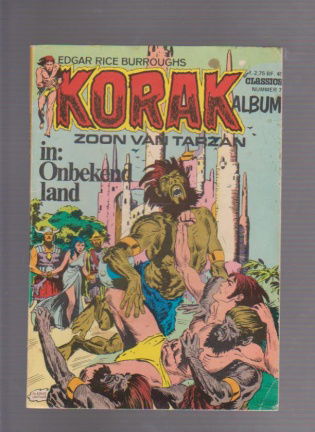Korak zoon van tarzan classics 7 in onbekend land - nr. 1