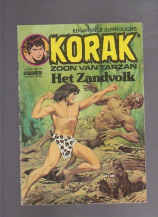 Korak zoon van tarzan classics 2129 Het zandvolk - nr. 1