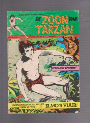 De zoon van Tarzan 27 Elmo's Vuur - nr. 1