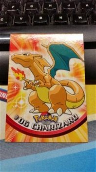 Topps Pokemon TV Animation Series Single Charizard #06 licht beschadigd - 1