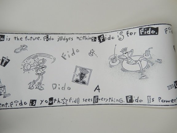 Behangrand Fido Dido - nr. 1