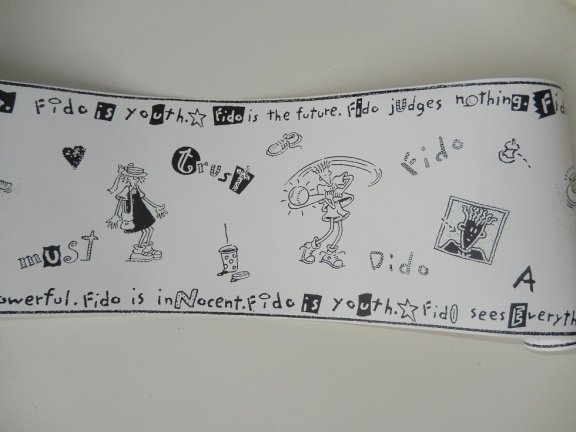 Behangrand Fido Dido - Afbeelding 2