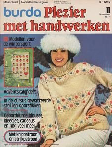 Burda Plezier met handwerken 1977 Nr.11 November - 1