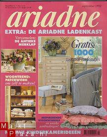 Ariadne Maandblad 1992 Nr. 9 September + 2 x Merklap - 1