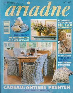 Ariadne Maandblad 1992 Nr. 7 Juli + 5 x Merklap - 1