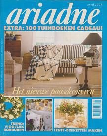 Ariadne Maandblad 1992 Nr. 4 April+ 2x Merklap