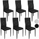 Eetkamerstoelen Blitz zwart set van 6 stoelen - 1 - Thumbnail