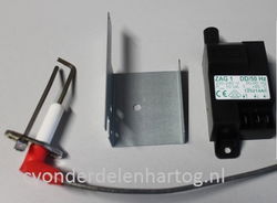 Remeha ontstekingstrafo zwart inclusief elektrode s100012