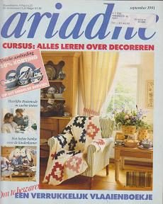 Ariadne Maandblad 1991 Nr. 9 September + Antieke Merklap - 1