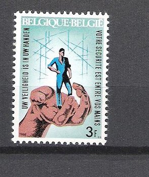 België 1968 Campagne tegen de arbeidsongevallen ** - 1