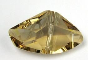 Swarovski 5556 Crystal Golden Shadow 15 x 27mm Per Stuk - 1