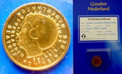 Laatste gulden 2001 verguld