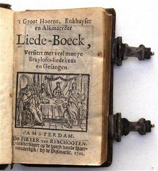 't Groot Hoorns, Enkhuyser en Almaerder Liede-Boeck 1702 - 1