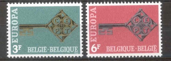 België 1968 Europa C.E.P.T. sleutel ** - 1