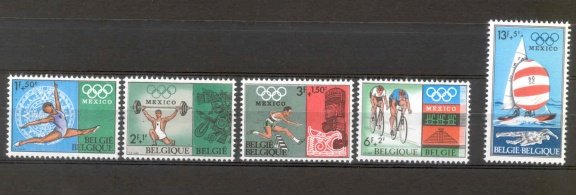 België 1968 Olympische Spelen in Mexico ** - 1