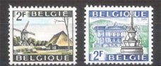 België 1968 Toeristische zegels **