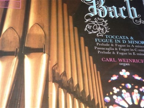 Carl Weinrich ‎– Bach: Organ Recital (Organ Of Varfrukyrkan In Skanninge, Sweden) - Vinyl LP - 1