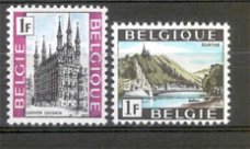 België 1968 Toeristische zegels II **