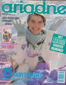 Ariadne Maandblad 1989 Nr. 1 Januari + 25 Babytruitjes GERESERVEERD