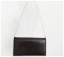 Pierre Cardin donkerbruin leer clutch tas / schoudertas - 2 - Thumbnail